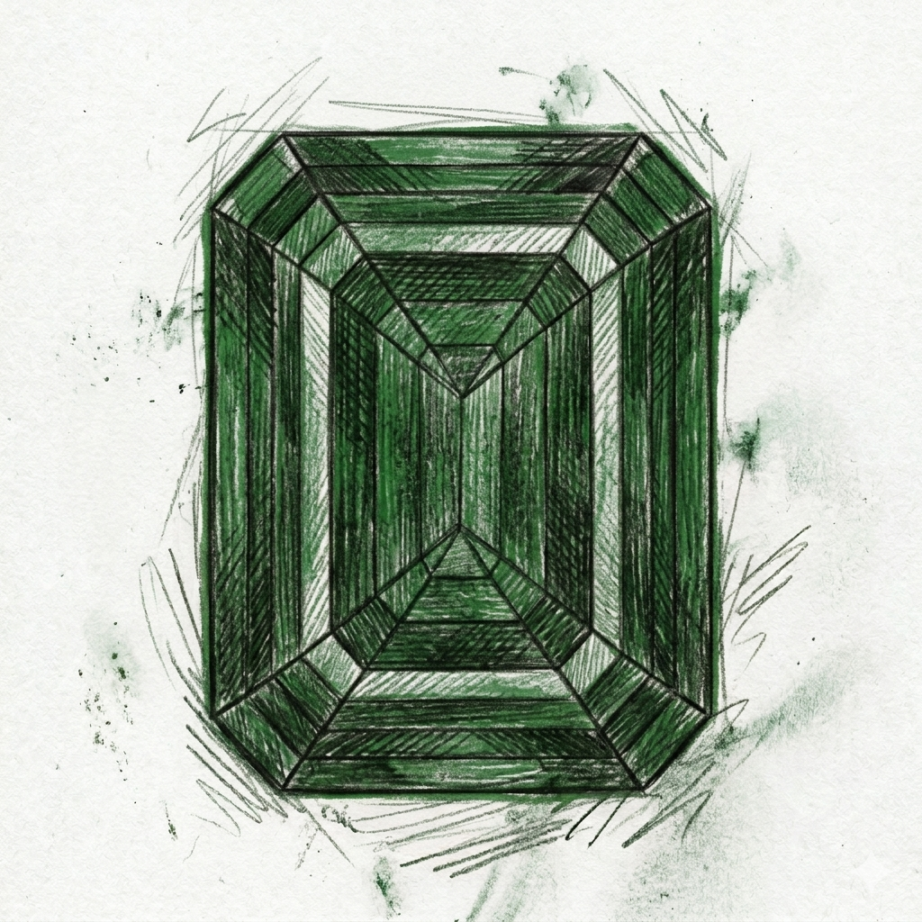 Emerald sketch