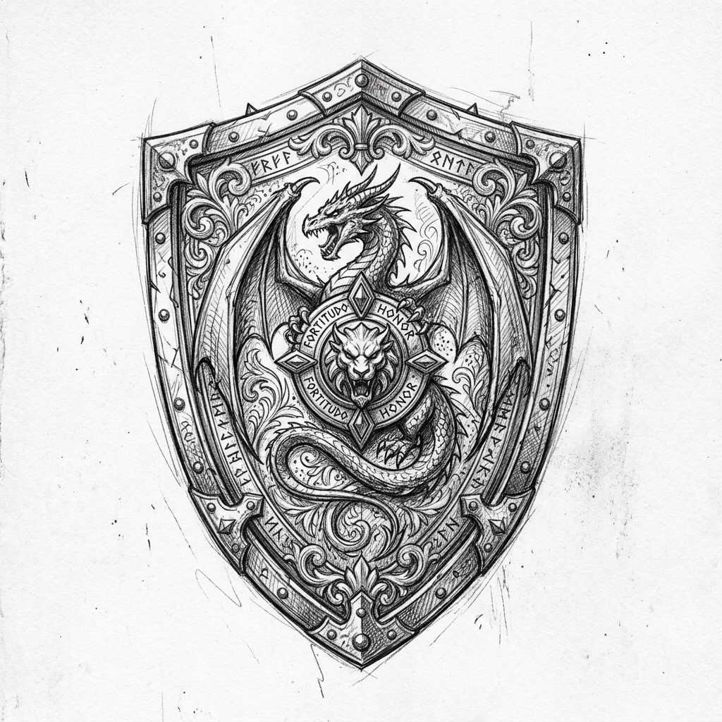 Shield sketch