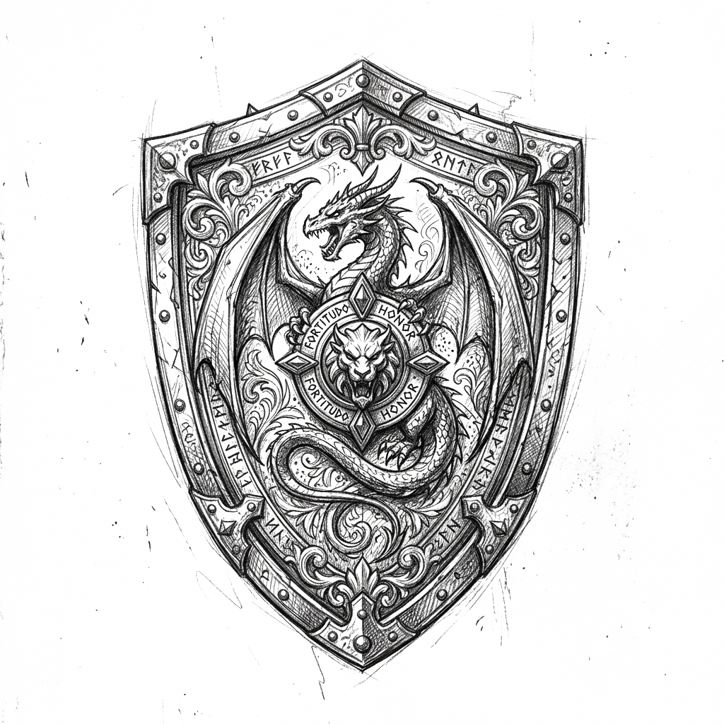 Shield sketch